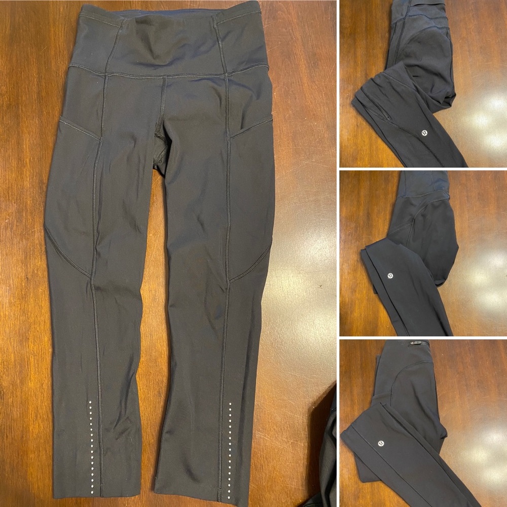 Lot of four pairs of Lululemon black size 2